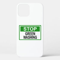 Stop Greenwashing Sign