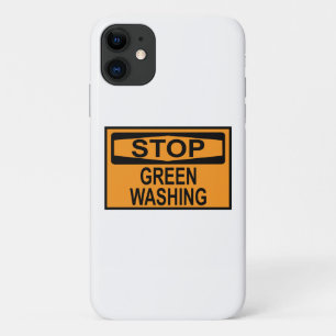 Stop Greenwashing Sign Case-Mate iPhone Case