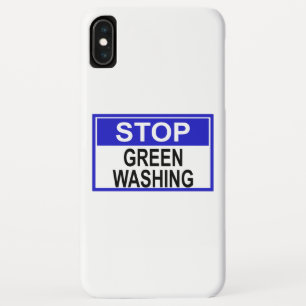 Stop Greenwashing Sign Case-Mate iPhone Case