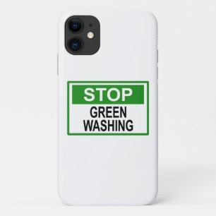 Stop Greenwashing Sign Case-Mate iPhone Case