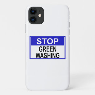 Stop Greenwashing Sign Case-Mate iPhone Case