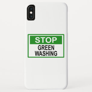 Stop Greenwashing Sign Case-Mate iPhone Case