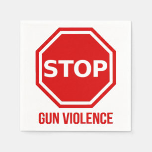 Stop Gun Violence Napkin