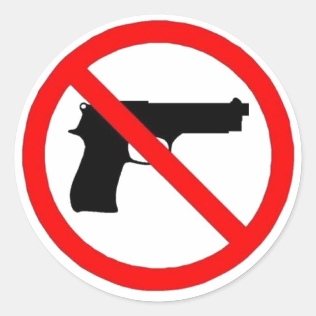Stop Gun Violoence Sticker (Front)