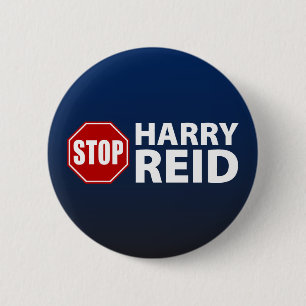 Stop Harry Reid 6 Cm Round Badge