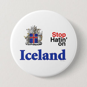 Stop Hating On Iceland Button