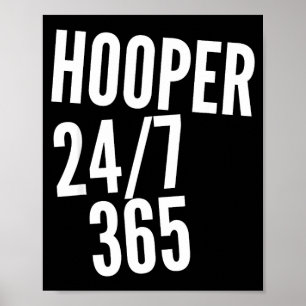 Stop hoopin'_ hooper 24_7 365 basketball apparel  poster
