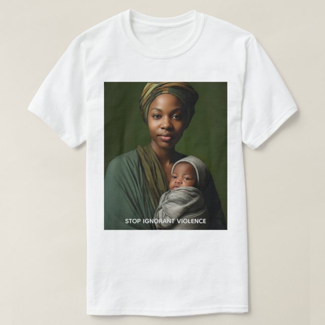 Stop Ignorant Violence T-Shirt (Design Front)