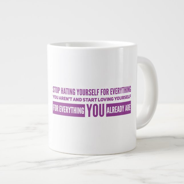 Stop Jumbo Mug (Front Right)