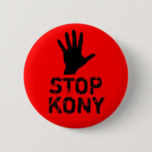 Stop Kony 6 Cm Round Badge