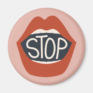 Stop Lips Magnet