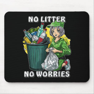 Stop Littering Nature Protection Environmental Pro Mouse Pad