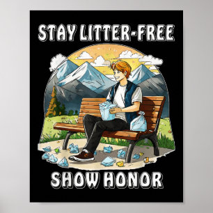 Stop Littering Nature Protection Environmental Pro Poster