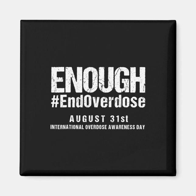 Stop Overdose International Overdose Awareness Day Magnet (Front)