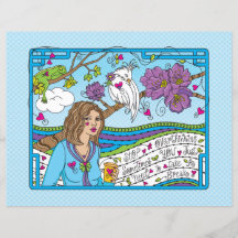 Stop Overthinking_Flat Paper Sheet 11" x 8.5"