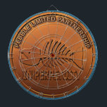 Stop Pebble Mine - Pebble Mine Penny Dartboard<br><div class="desc">Alaska already has one Copper River; it does not need another. A Pebble Mine Penny made from copper taken from the mine. As copper leaching from mine tailings will seriously impact salmon spawning grounds the coin features a fish skeleton. It also features text reading "IN PERPETUITY" (forever), which even the...</div>