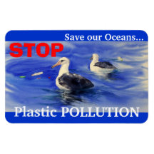 STOP Plastic Pollution Magnet