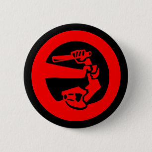 Stop Police Violence 6 Cm Round Badge