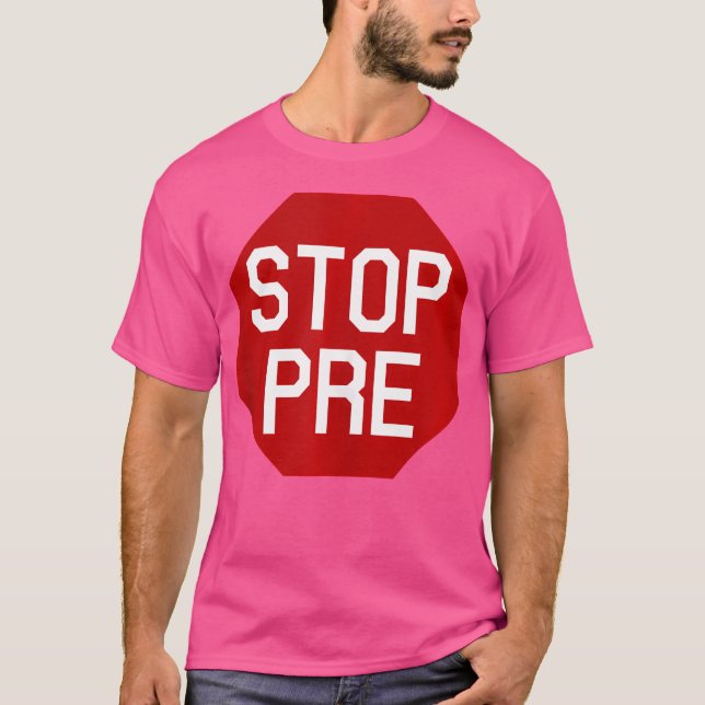 Stop Pre Running T-Shirt (Front)