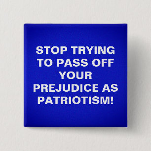 STOP PREJUDICE BUTTON