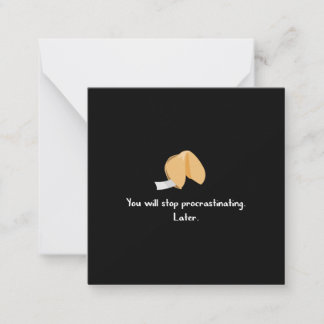 Stop Procrastinating Card
