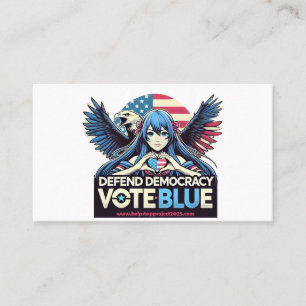 Stop Project 2025 and Agenda 47 Business Card