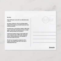 Stop Project 2025 Postcard