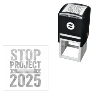 Stop Project 2025 Trump American Patroitic Self-inking Stamp