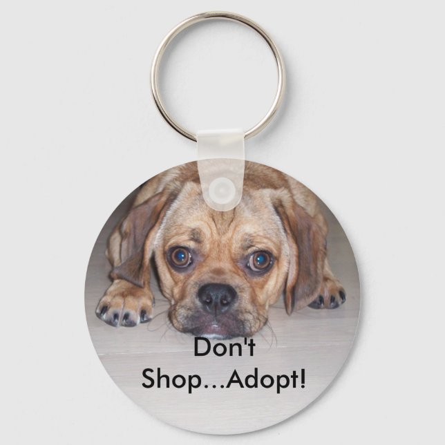 Stop Puppy Mills Key Ring (Front)