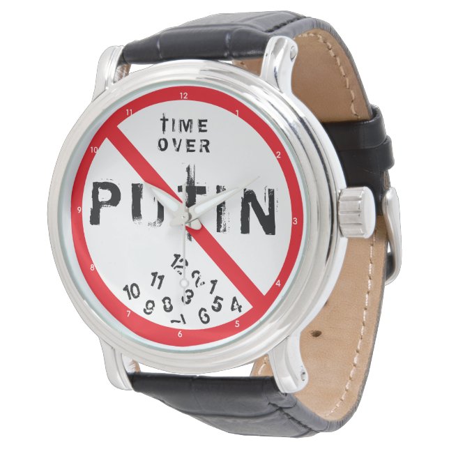 Stop putiN - No War - Peace - Freedom For Ukraine  Watch (Angled)