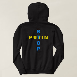 Stop Putin Stop War T-shirt Ukrainian Flag Ukraine Hoodie