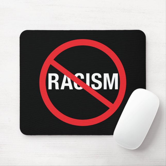 Stop Racism Mouse Pad (With Mouse)
