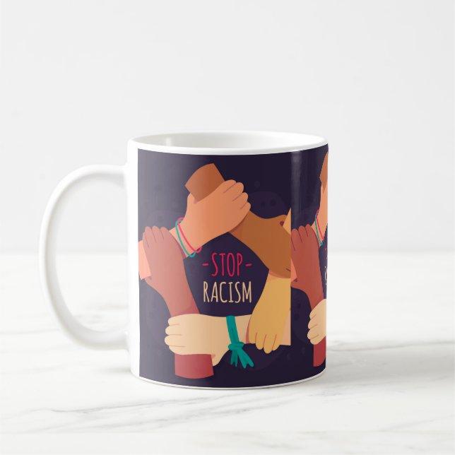 Stop Racism Mug (Left)