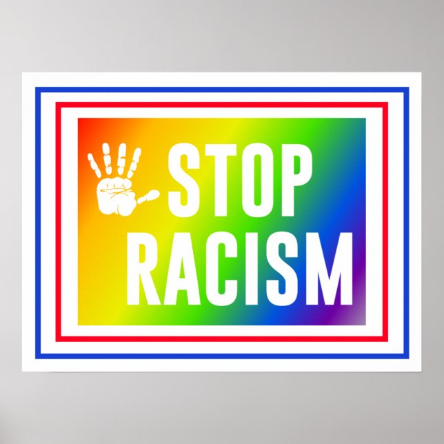 Stop Racism Poster (Front)