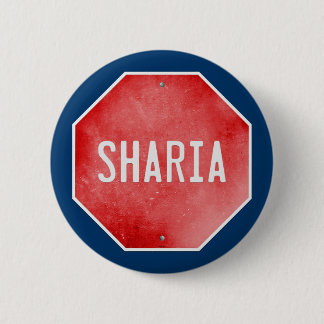 Stop Sharia 6 Cm Round Badge