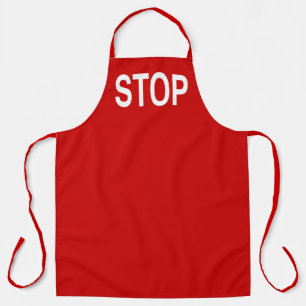 Stop Sign Apron