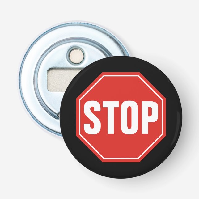 STOP Sign Bottle Opener (Front)