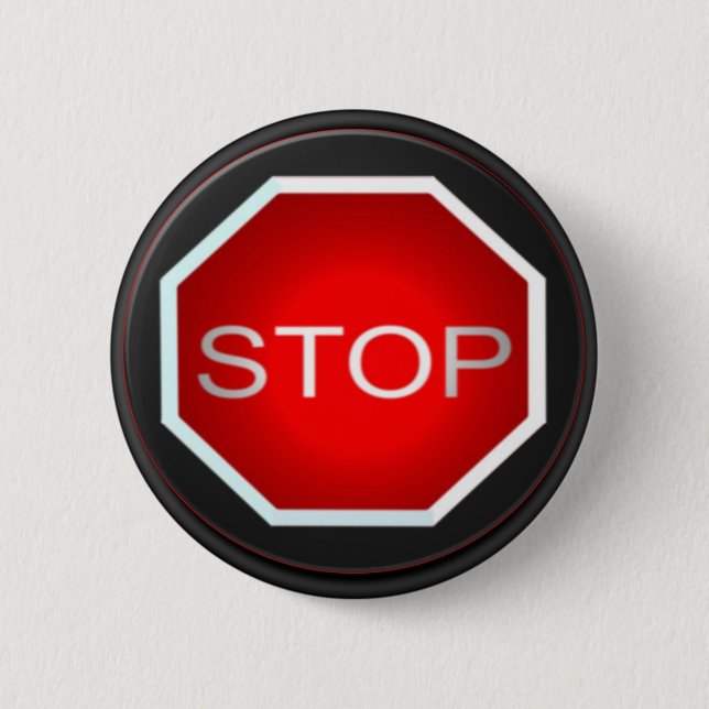 Stop Sign Button (Front)