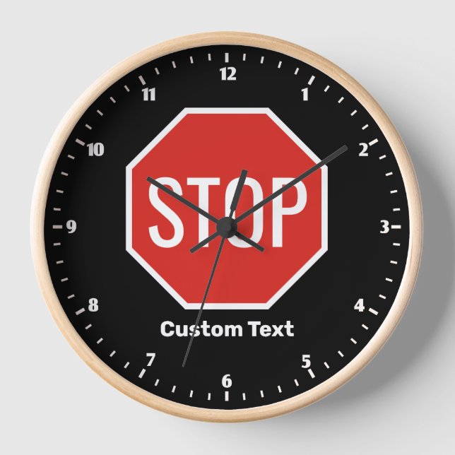 STOP Sign Clock (Front)