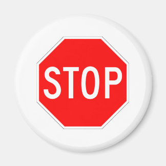 Stop Sign Customisable Magnet