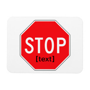 Stop Sign for a Cause Magnet