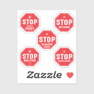 Stop sign II Sticker