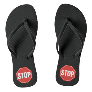 STOP Sign Jandals