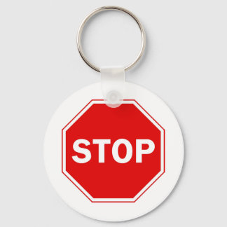 Stop Sign Key Ring