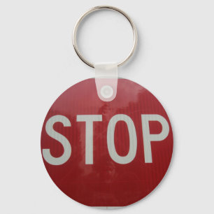 Stop Sign Key Ring