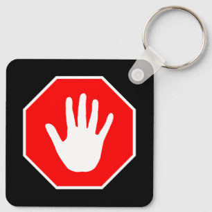 Stop Sign Key Ring