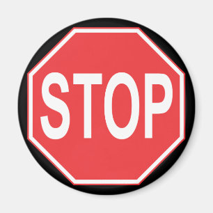 stop sign magnet