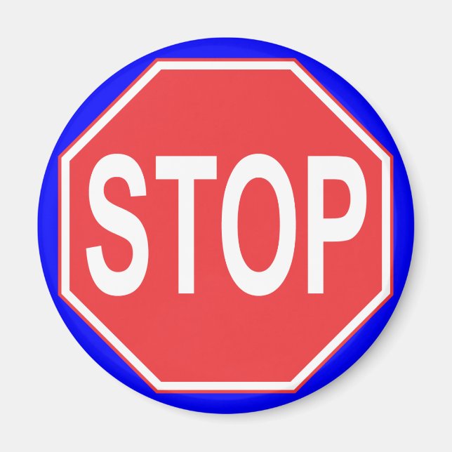 STOP SIGN MAGNET (Front)