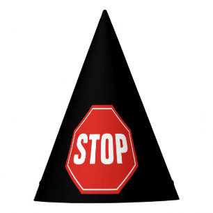 STOP Sign Party Hat