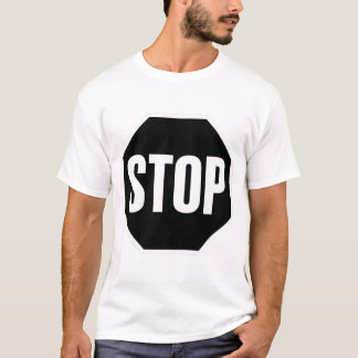 Stop Sign Road Safety Symbol T-Shirt
